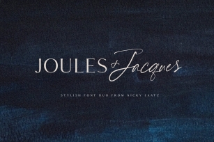 Joules et Jacques Duo Font Download