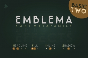 Emblema Headline 2BASIC Font Download