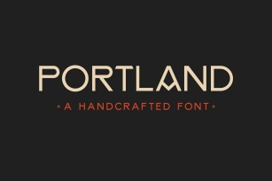 PORTLAND — Handcrafted Vintage Font Download
