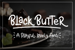 Black Butter Font Download