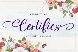 Certifies Script Font Download