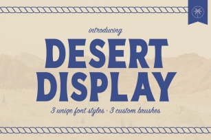 Desert Display Font Download