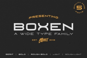 Boxen Type Family Font Download