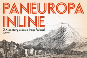 RP Paneuropa Inline Font Download