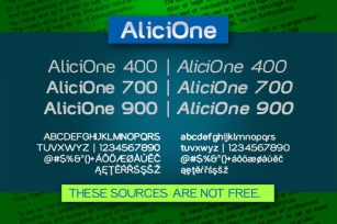AliciOne font Font Download