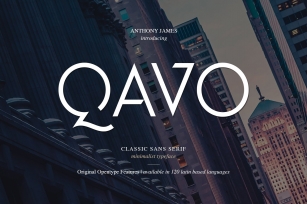 Qavo Font Download