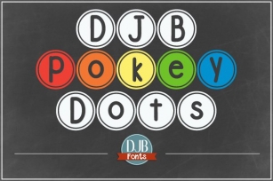 DJB Pokey Dots Font Download