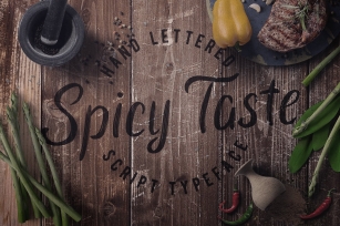 Spicy Taste typeface Font Download