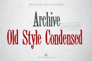 Archive Old Style Cond Font Download