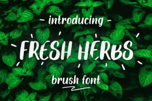 Fresh Herbs Font Download