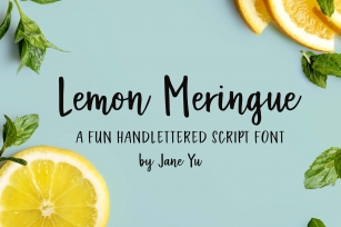 Lemon Meringue Font Download
