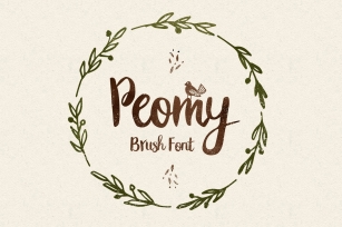 Peomy Extended  Illustrations Font Download