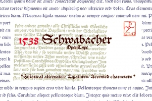 1538 Schwabacher OTF Font Download
