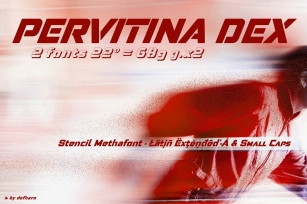 Pervitina Dex -2 fonts- Font Download