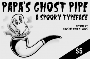 Papa's Ghost Pipe Font Download