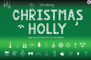 Christmas Holly Font Download