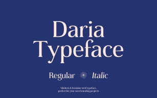 Daria Wedding Feminine Typeface Font Download