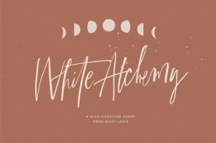 White Alchemy Signature Script Font Download