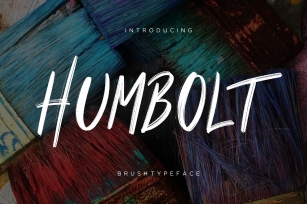 Humbolt Brush Typeface Font Download