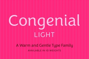 Congenial Light Font Download