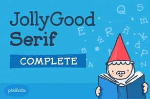 JollyGood Serif- Complete Font Download