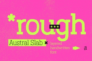 Austral Slab Rough Font Download
