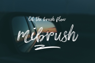 mibrush-a brush in your hand Font Download