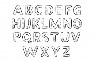 Hand Drawn Alphabet Font Download