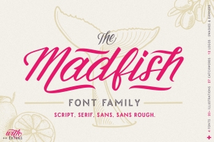 Madfish Family ++ EXTRAS Font Download