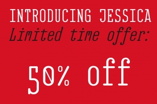 EB Jessica Family -50 % Font Download