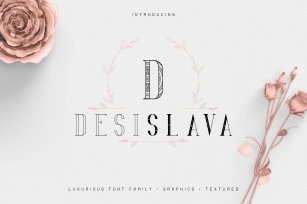 Desislava Luxurious Typeface + Bonus Font Download