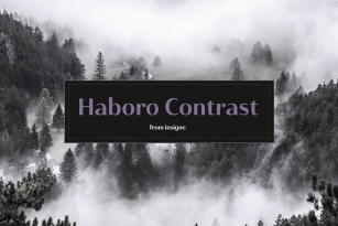 Haboro Contrast Font Download