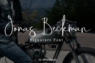 Jonas Beckman Font Download