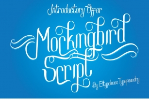 Mockingbird Script 25% OFF Font Download