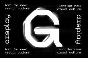 G Display Font Download