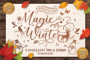 Magic Winter Trio  Extras Font Download