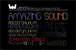 amazing sound font Font Download