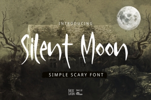 Silent Moon Scary Font Download