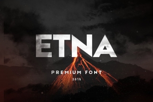 Etna Sans Serif Typeface Font Download