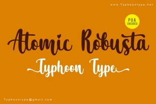 Atomic Robusta font Font Download