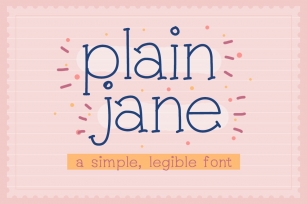 Plain Jane Font Download