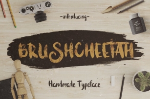 Bruscheetah Brush Font Download