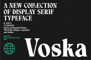 75% OFF! Voska Complete Family Font Download