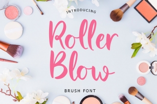 Roller Blow Brush Font Download