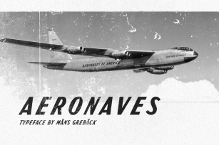 Aeronaves — Traveling Sans Serif Font Download