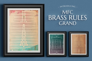 MFC Brass Rules Grand Font Download