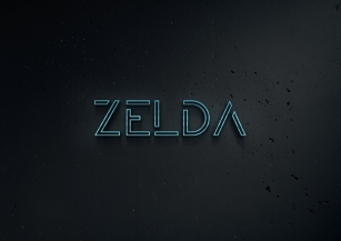 ZELDA typeface (OUTLINE) Font Download