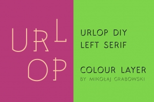 URLOP DIY Left Serif Font Download