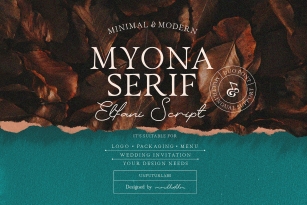 Myona Serif  Elfani Script + Extra Font Download