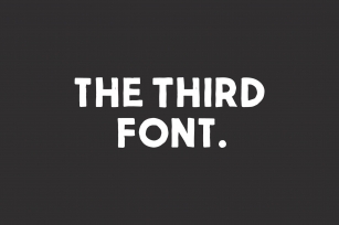 The Third Font Download
